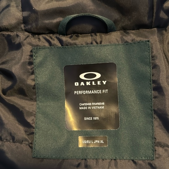 Oakley Beaufort Rc Insulated Jacket- H. Green/Black/Lt Curry - Picture 7 of 8
